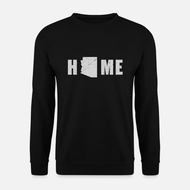 Land Map America US State Flag Home Arizona - Unisex Pullover - Schwarz