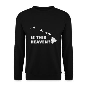 Carte terrestre Amérique État américain Accueil Paradis Hawaii - Sweat-shirt Unisexe - noir - Devant - Alina (178cm) & Michal (187cm)