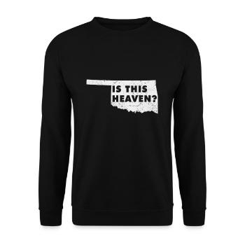 Land Map America US State Home Heaven Oklahoma - Unisex Pullover - Schwarz - Vorne - Alina (178cm) & Michal (187cm)