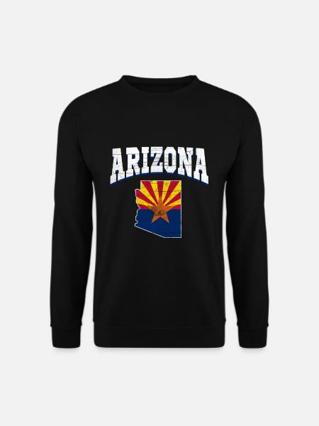 US America State Flag Land Map Arizona - Unisex Pullover - Schwarz