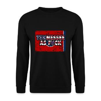 America US Flag State Flag Tennessee - Unisex Sweatshirt - black - Front - Alina (178cm) & Michal (187cm)