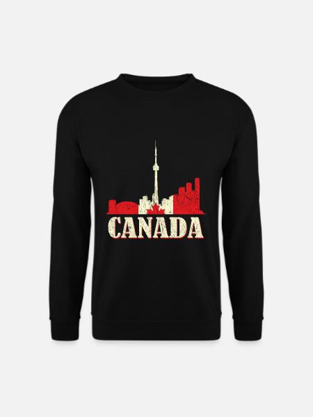 Canada Fier Tour canadienne de Toronto Fête du Canada - Sweat-shirt Unisexe - noir
