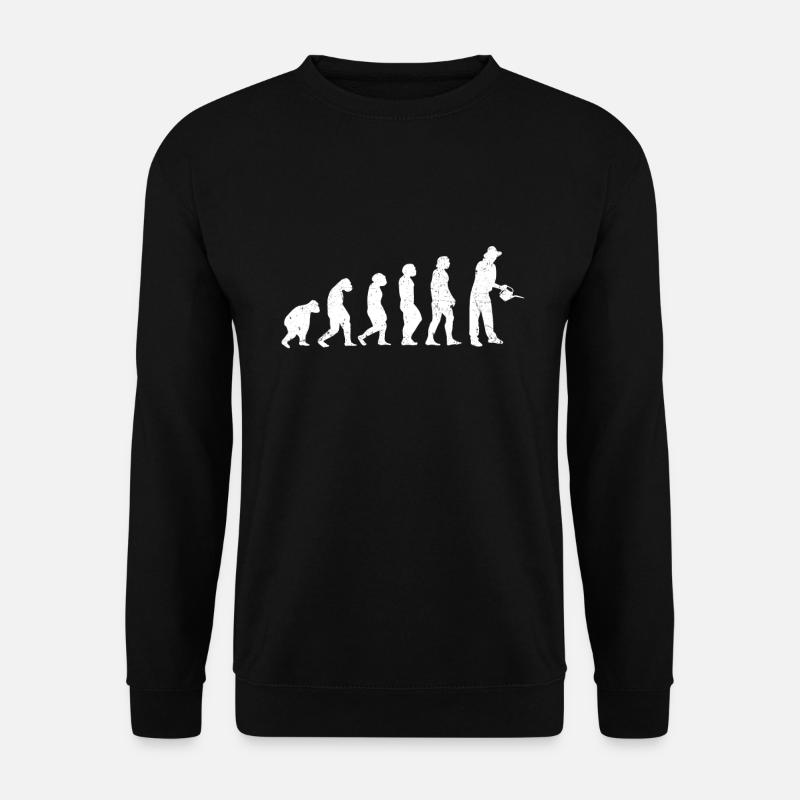 Évolution du jardinage jardinier - Sweat-shirt Unisexe - noir