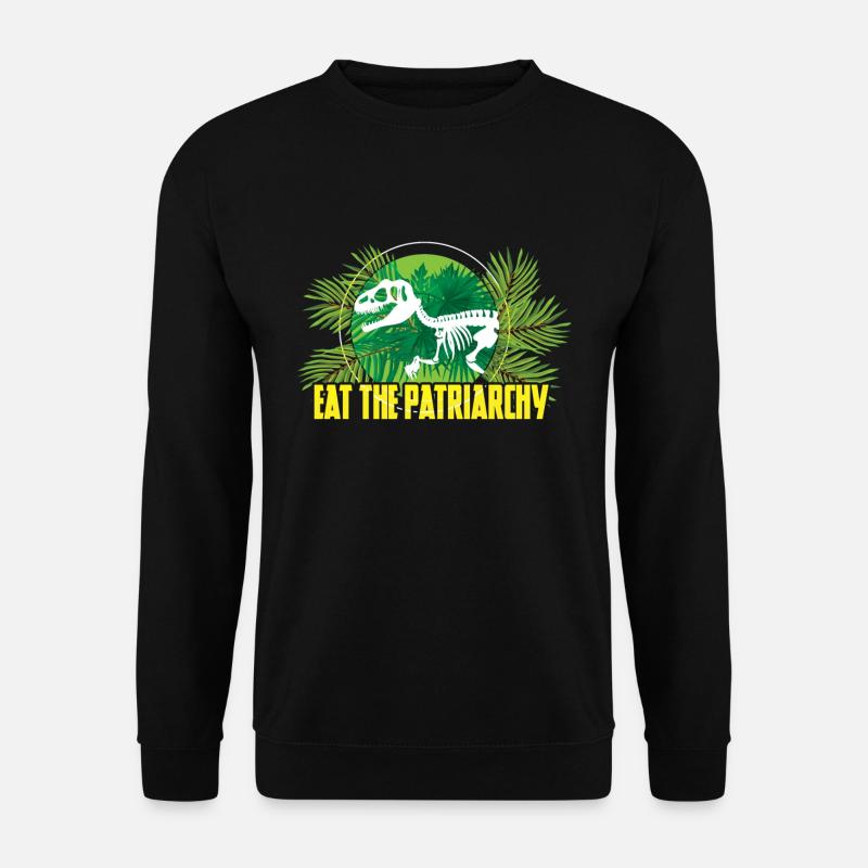 Eat Patriarchy Feminism Rights Womens Equality - Unisex Pullover - Schwarz