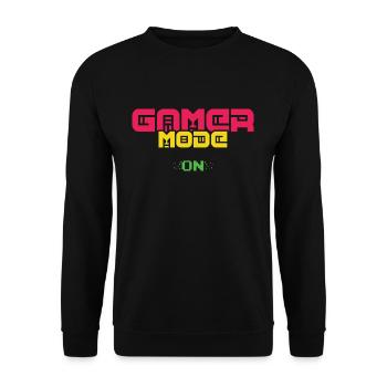 Mode gamer classique sur le jeu Jeu vidéo Amateur de jeux - Sweat-shirt Unisexe - noir - Devant - Alina (178cm) & Michal (187cm)