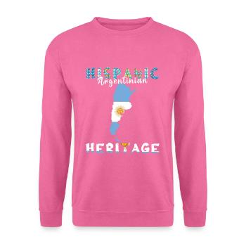 Argentina Hispanic Heritage Month - Unisex Pullover - Pink - Vorne