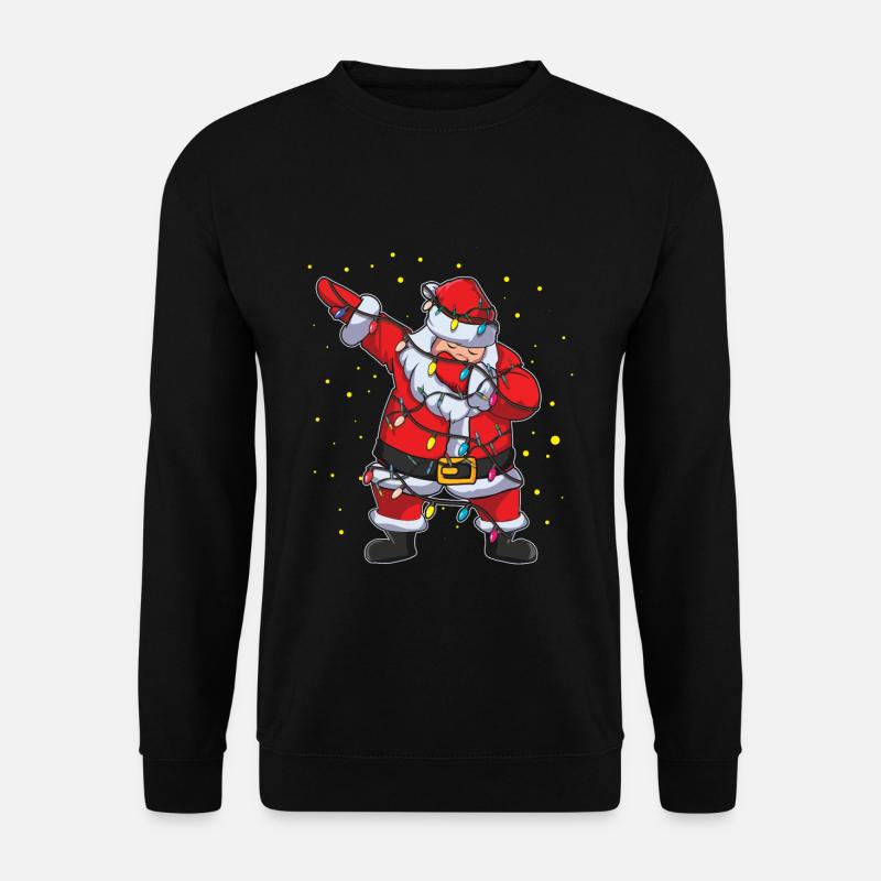 2022 Christmas Dab Dabbing Santa Christmas - Unisex Pullover - Schwarz
