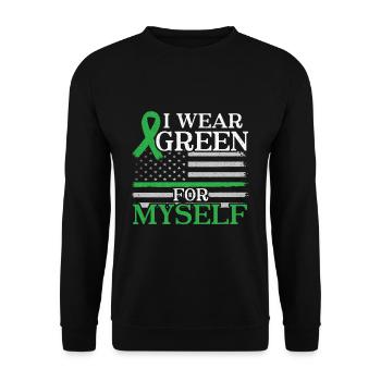 En mars, portez le Mois de la sensibilisation à la maladie rénale verte - Sweat-shirt Unisexe - noir - Devant - Alina (178cm) & Michal (187cm)