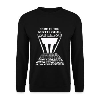 Mathe Seite März Mathe Urlaub Mathematik Funny Pi - Unisex Pullover - Schwarz - Vorne - Alina (178cm) & Michal (187cm)