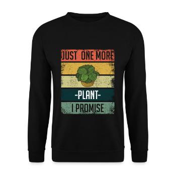 Noch ein Pflanzenbauer Garten Hobbygärtner - Unisex Pullover - Schwarz - Vorne - Alina (178cm) & Michal (187cm)