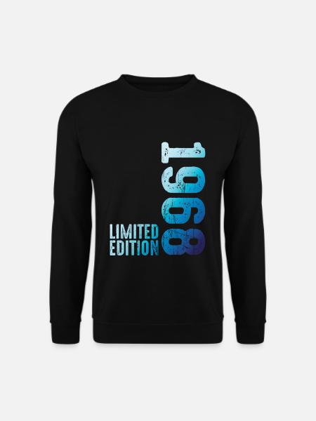 Seit 1968 Jahr 1968 Retro Jahrgang 1968 Geburt - Unisex Pullover - Schwarz