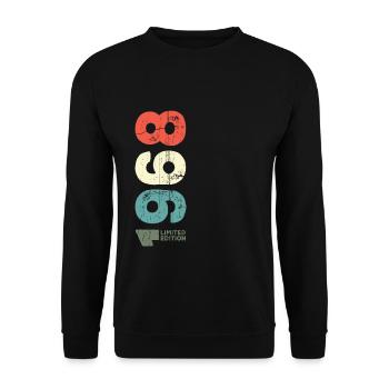 Since 1968 Year 1968 Retro 1968 Vintage 1968 - Unisex Sweatshirt - black - Front - Alina (178cm) & Michal (187cm)