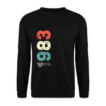 Since 1983 Year 1983 Retro 1983 Vintage 1983 - Unisex Sweatshirt - black - Front - Alina (178cm) & Michal (187cm)