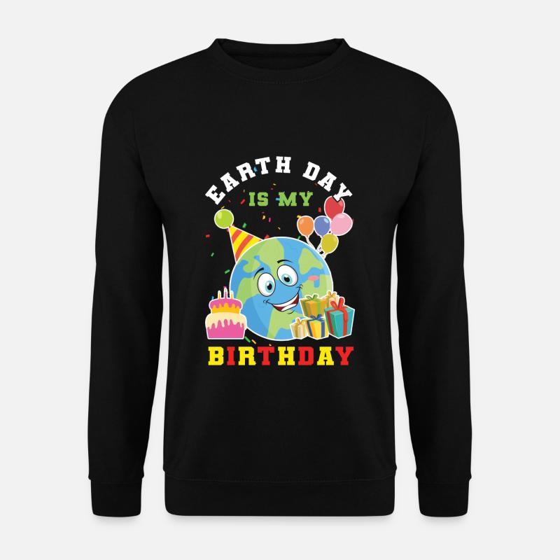 Protect Oceans Day Earth Day Meine Geburt - Unisex Pullover - Schwarz