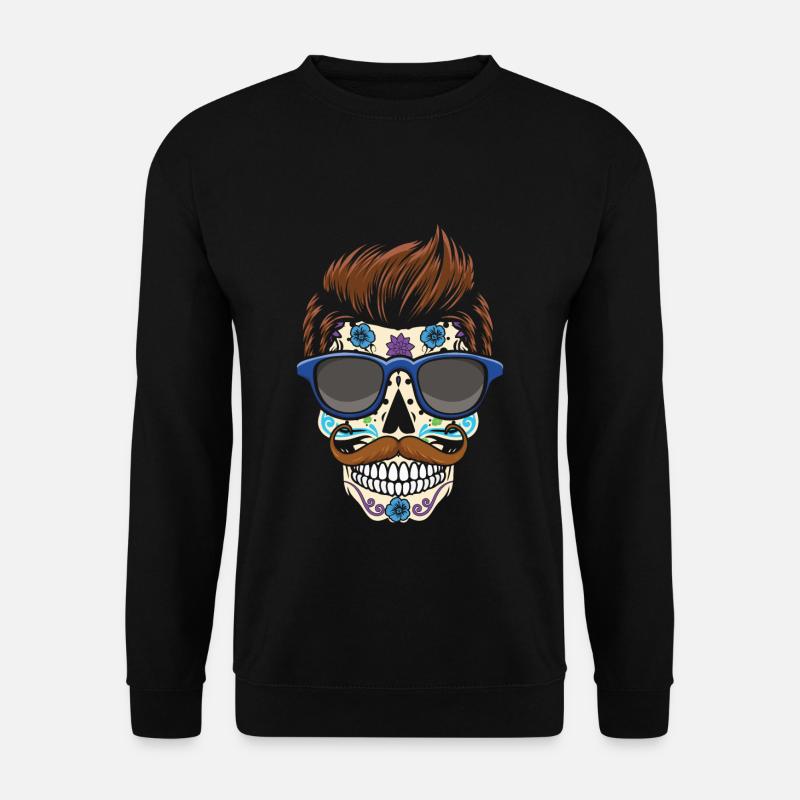 Dia De Los Muertos Cool Dad Daddy Vatertag - Unisex Pullover - Schwarz