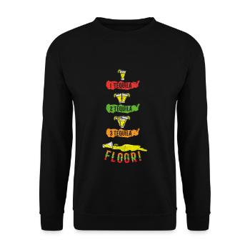 Tequila Getränke Taco Happy Cinco De Mayo - Unisex Pullover - Schwarz - Vorne - Alina (178cm) & Michal (187cm)