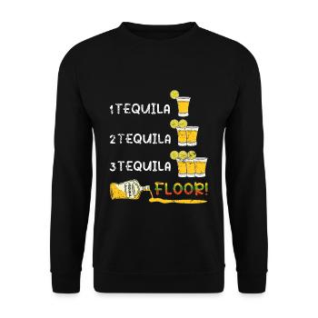Boden Tequila Getränke Taco Happy Cinco De Mayo - Unisex Pullover - Schwarz - Vorne - Alina (178cm) & Michal (187cm)
