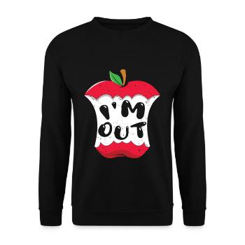 Teacher Student Bye School Out Happy Last Class - Unisex Sweatshirt - black - Front - Alina (178cm) & Michal (187cm)