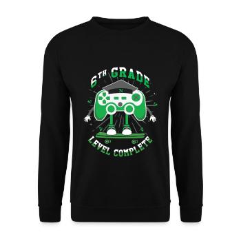 Diplômé de 6e année diplômé 2023 Gamer - Sweat-shirt Unisexe - noir - Devant - Alina (178cm) & Michal (187cm)