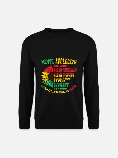 Histoire des Noirs Juneteenth - Sweat-shirt Unisexe - noir