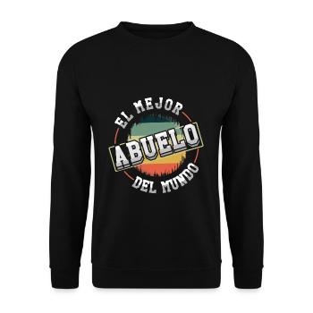 Father's Day Best Granddad Yayo Cool Grandpa - Unisex Pullover - Schwarz - Vorne - Alina (178cm) & Michal (187cm)