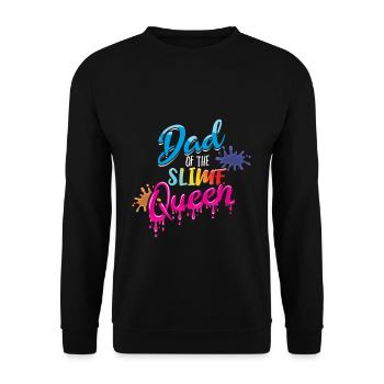 Papa De Slime Kid Love Slime Lover Colorful Slime - Sweat-shirt Unisexe - noir - Devant - Alina (178cm) & Michal (187cm)