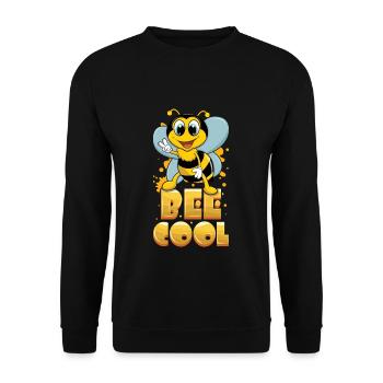 Ruche Apiculture Miel Nature Apiculteur Cool Bee - Sweat-shirt Unisexe - noir - Devant - Alina (178cm) & Michal (187cm)