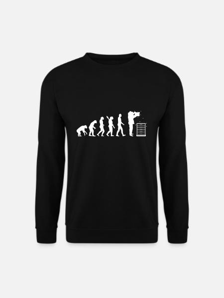 Beehive Apiculture Honey Evolution Of Beekeeper - Unisex Sweatshirt - black