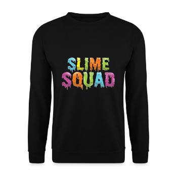 Slime Kid Buntes Schleimhandwerk Kunst Slime Squad - Unisex Pullover - Schwarz - Vorne - Alina (178cm) & Michal (187cm)