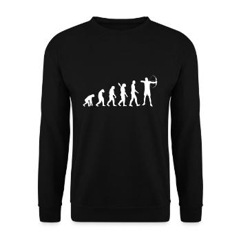 Chasse en plein air Archer Evolution Du tir à l’arc - Sweat-shirt Unisexe - noir - Devant - Alina (178cm) & Michal (187cm)