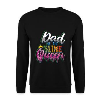 Papa Slime Kid Love Slime Lover Colorful Slime - Sweat-shirt Unisexe - noir - Devant - Alina (178cm) & Michal (187cm)