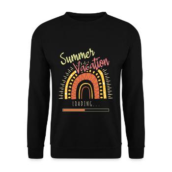 Schools Out Happy Last Class Summer Vacation - Unisex Sweatshirt - black - Front - Alina (178cm) & Michal (187cm)