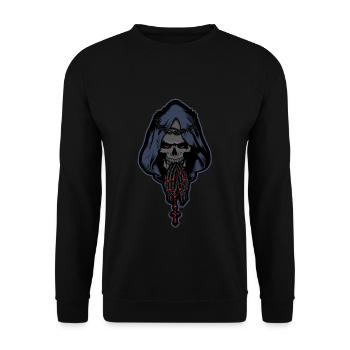 Dia De Los Muertos Day Of Dead Santa Muerte - Unisex Sweatshirt - black - Front - Alina (178cm) & Michal (187cm)