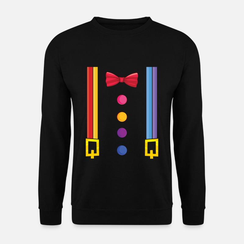 Carnival Clown Jester Circus Funny - Unisex Sweatshirt - black