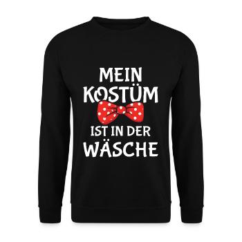 Das Ist Mein Karneval Kostüm - Unisex Pullover - Schwarz - Vorne - Alina (178cm) & Michal (187cm)