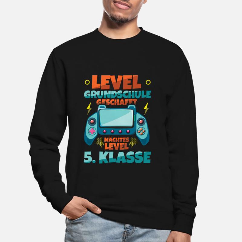 Level Elementary School Cleared Next Level 5. Unisex Sweatshirt