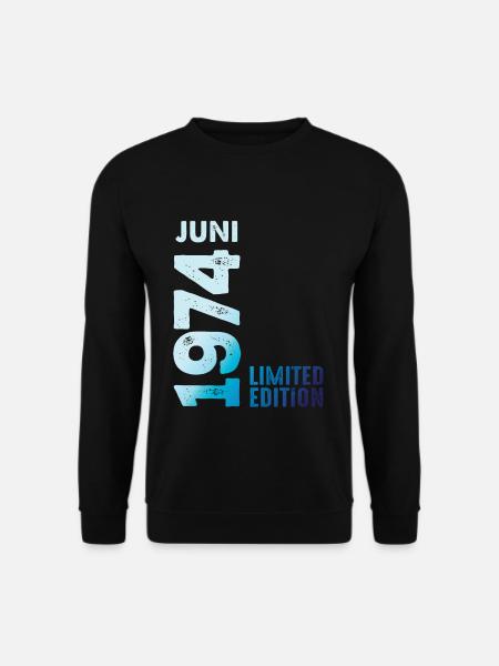 Limited Edition Juli 1974 Legendär Seit Juli 1974 - Unisex Pullover - Schwarz