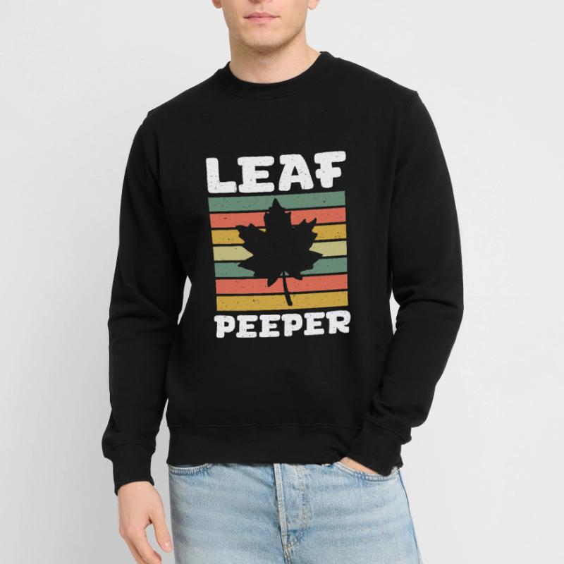 Leaf Peeper Rétro Vintage Feuillage Leaf Peeping Sweat-shirt Unisexe