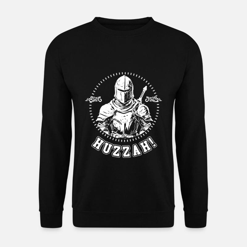Huzzah Jousting Ren Faire - Unisex Sweatshirt - black