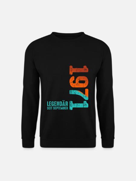September 1971 Legendary since - Unisex Sweatshirt - black