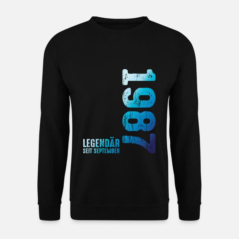 Legendary since September 1987 - Unisex Sweatshirt - black