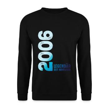 Edition Limitée Novembre 2006 Légendaire Depuis - Sweat-shirt Unisexe - noir - Devant - Alina (178cm) & Michal (187cm)