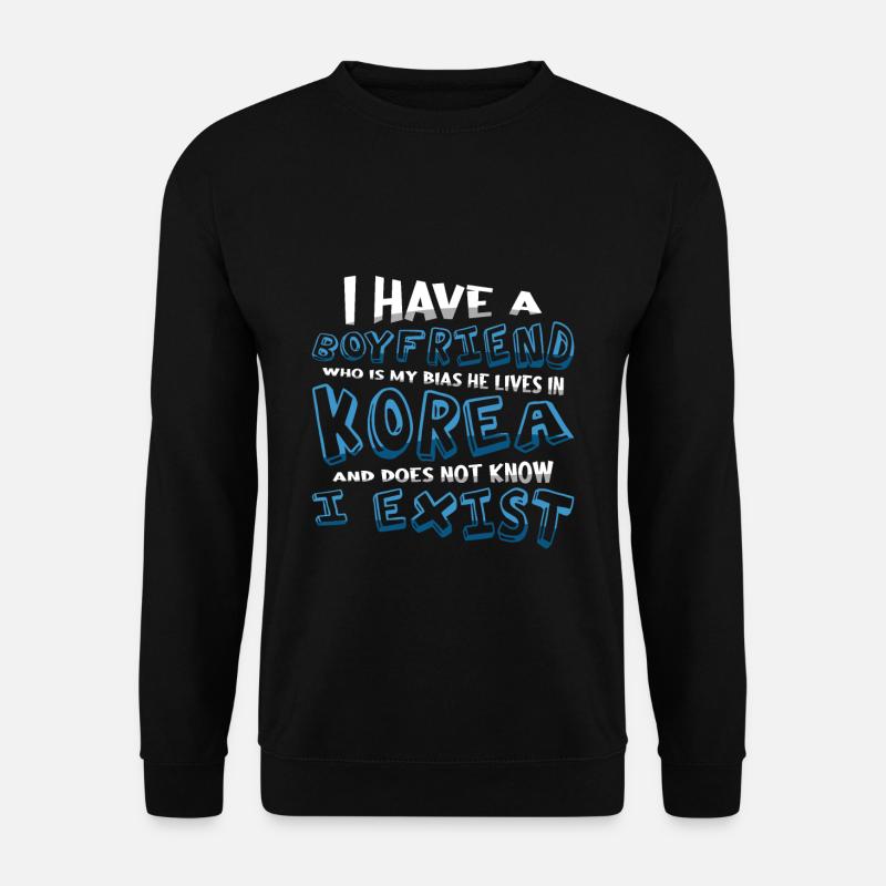 K-Pop: Ich Habe Einen Freund In Korea - Unisex Pullover - Schwarz