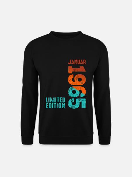 Limited Edition January 1965 Legendär Seit January - Unisex Pullover - Schwarz
