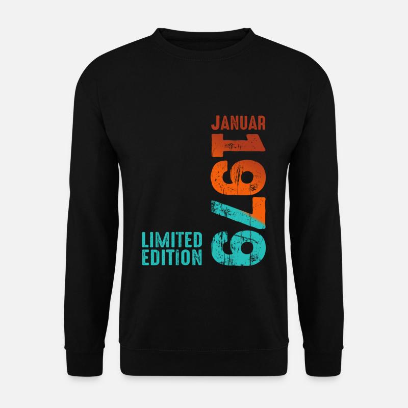 Limited Edition January 1979 Legendär Seit January - Unisex Pullover - Schwarz