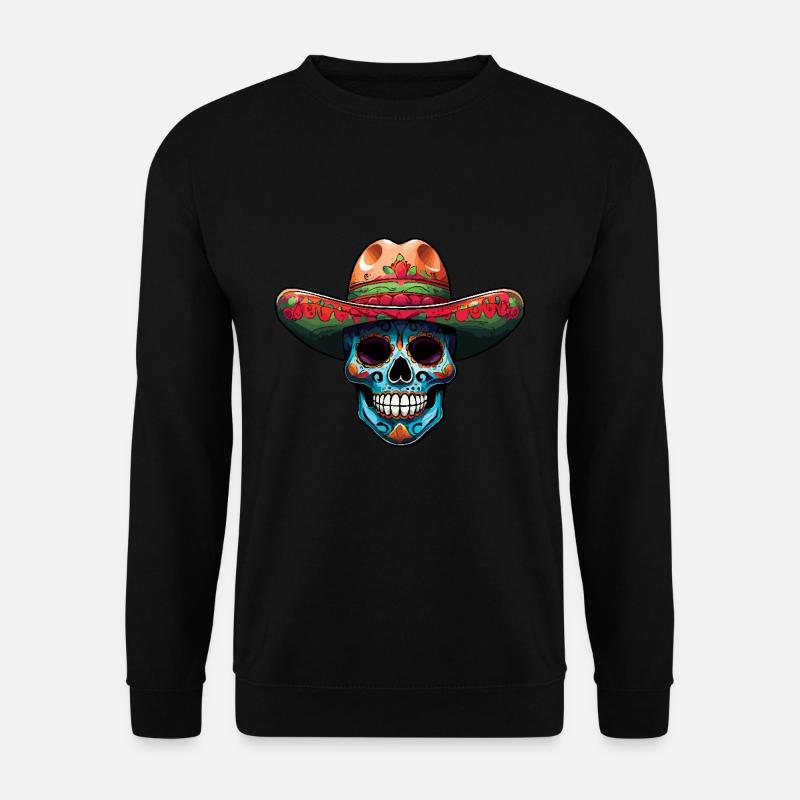 Mexico Mexican Hat Carnival - Unisex Sweatshirt - black