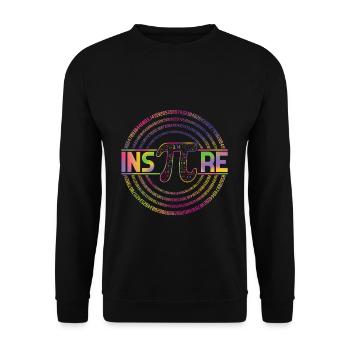 InspiRe Pi Day : Célébrez le Pi Day - Sweat-shirt Unisexe - noir - Devant - Alina (178cm) & Michal (187cm)