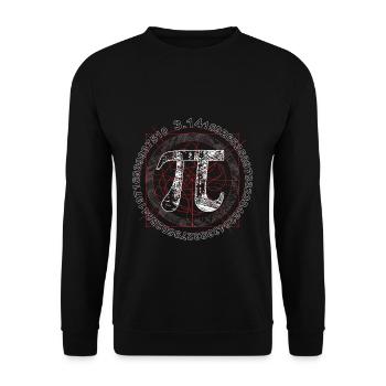 Pi Day Math Number 3.1415926535 Conception pour - Sweat-shirt Unisexe - noir - Devant - Alina (178cm) & Michal (187cm)