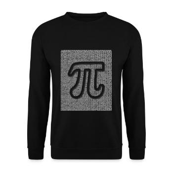 Jungle fascinante de numéros de balise Pi - Sweat-shirt Unisexe - noir - Devant - Alina (178cm) & Michal (187cm)