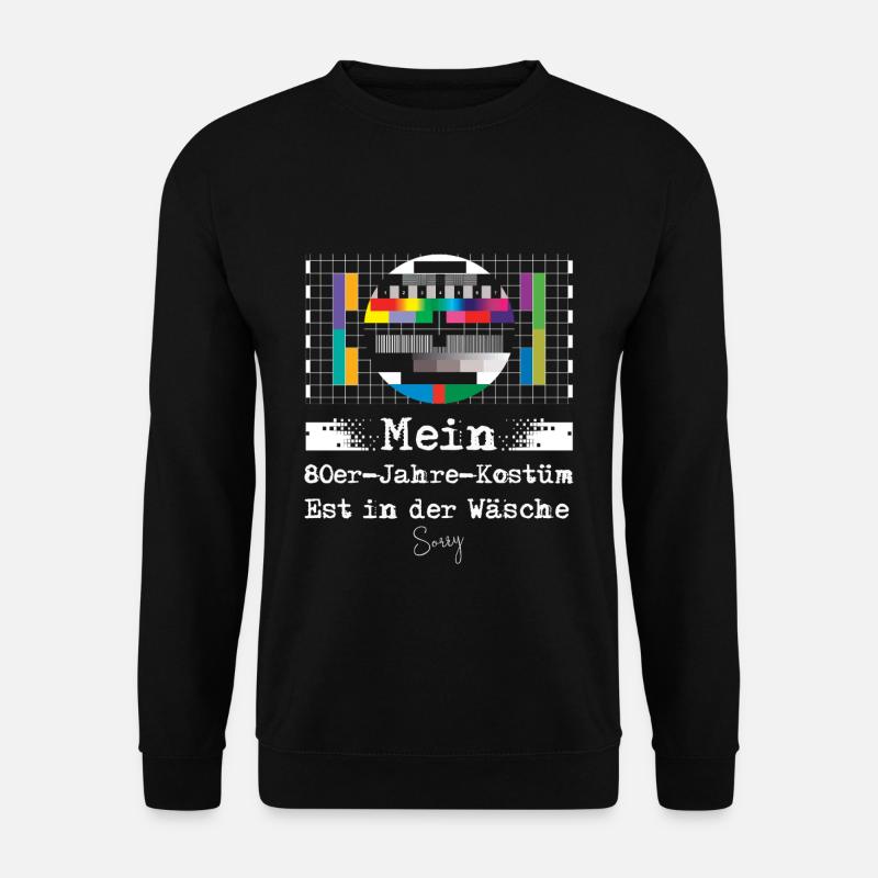 Mein 80er Jahre Kostüm - Unisex Pullover - Schwarz